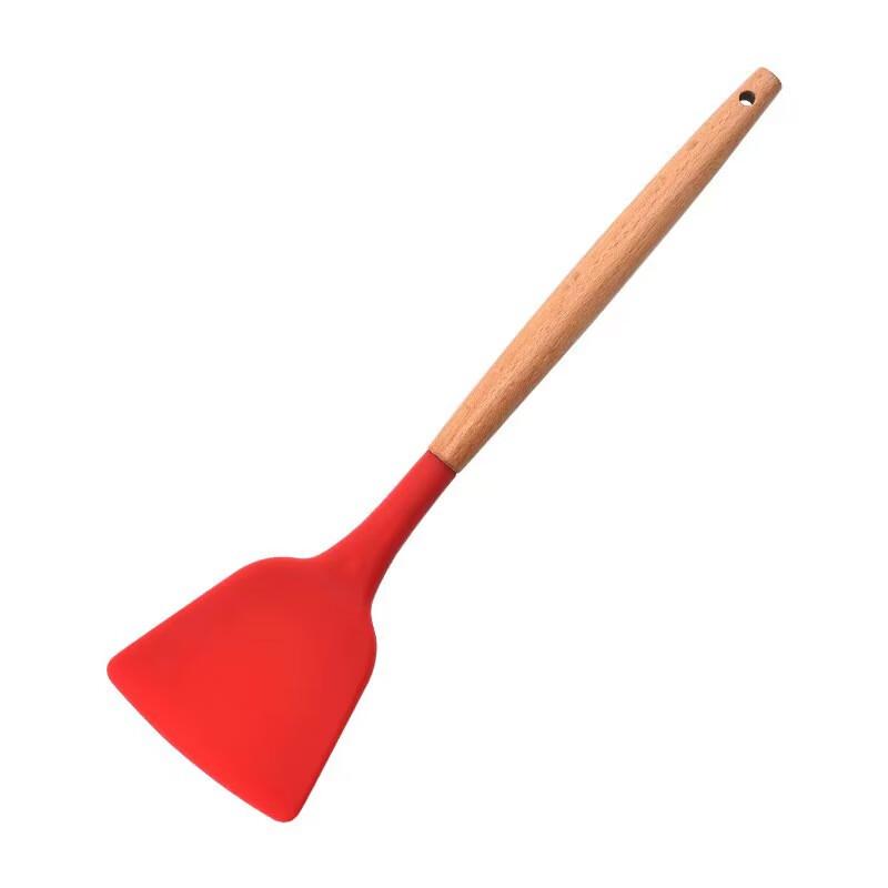 Wooden Handle Silicone Spatula