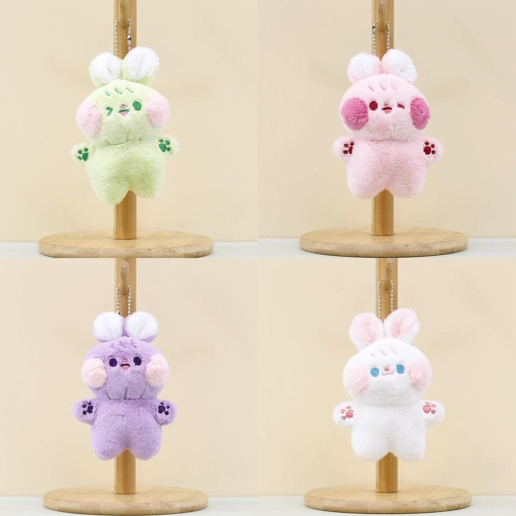 Charming Soft Bunny Plush Keychain Cuddly Rabbit Bag Ornament And Doll