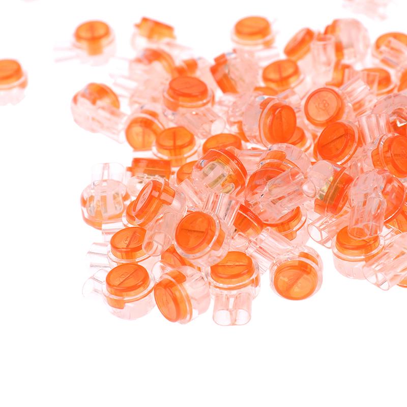 200Pcs Rj45 Connector Crimp Connection Terminals K1 Connector Waterproof Wiring