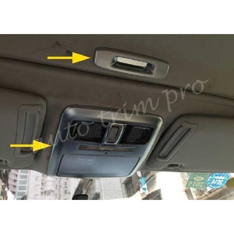 Chrome Reading Lamp Light Frame Cover Trim For Subaru Forester 2014~2016 (LHD)