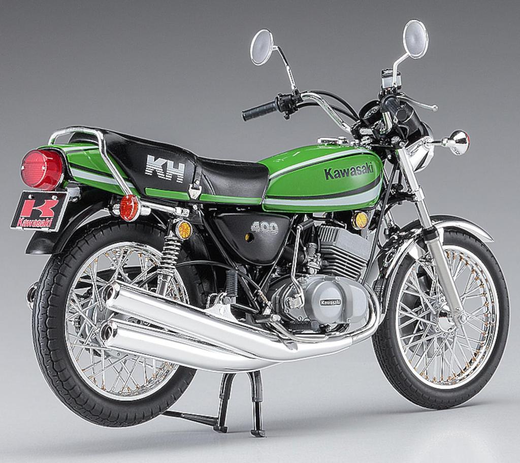 Hasegawa Motorrad-Serie Kawasaki Kunststoffmodellbausatz BK6 1/12 KH400-A7