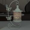 1pc European-Style Iron Hollow Butterfly Holder Decorative Crafts for Ramadan Eid Al-Fitr And Eid Al-Adha Christmas Decorations Halloween Decorations
