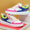 Classic Board Shoes Women Fashion PU Leather Sneakers Men Trendy Flats Casual Versatile Platform Shoes Lace-up Casual Trainers