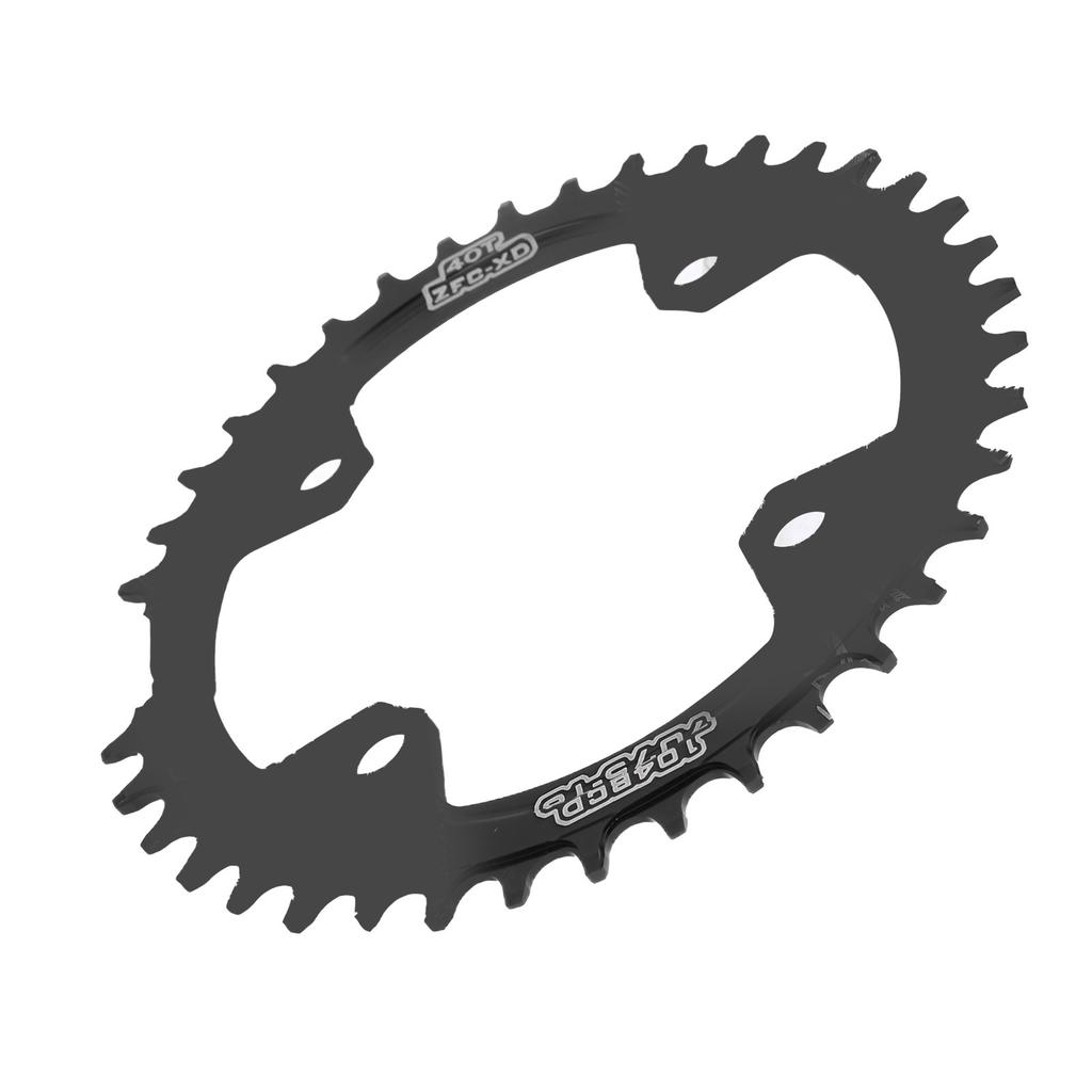 FMFXTR Bicycle Single Chainring Bike 104 BCD 40T Round Narrow Wide Chainring for Mountain BicycleBlack