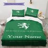 Name Custom Sporting CP Pattern Bedding Set Quilt Cover Pillowcase Home Decor Gift (1 * duvet cover + 2 * pillowcase, without core)