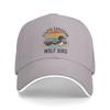 Stupid Canadian Wolf Funny Bird Humor Quote Baseball Cap Streetwear Men Trucker Hat Adjustable Print Outdoor Sports Snapback Cap
