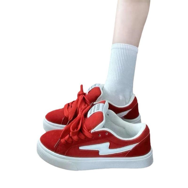 College style retro niche red breadboard shoes women's tide autumn new versatile sports and leisure shoes