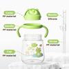 270ML Cute Baby Straw Cup With Double Easy-grip Handle Portable Children Training Drinking Cup Anti-choking Water Cup