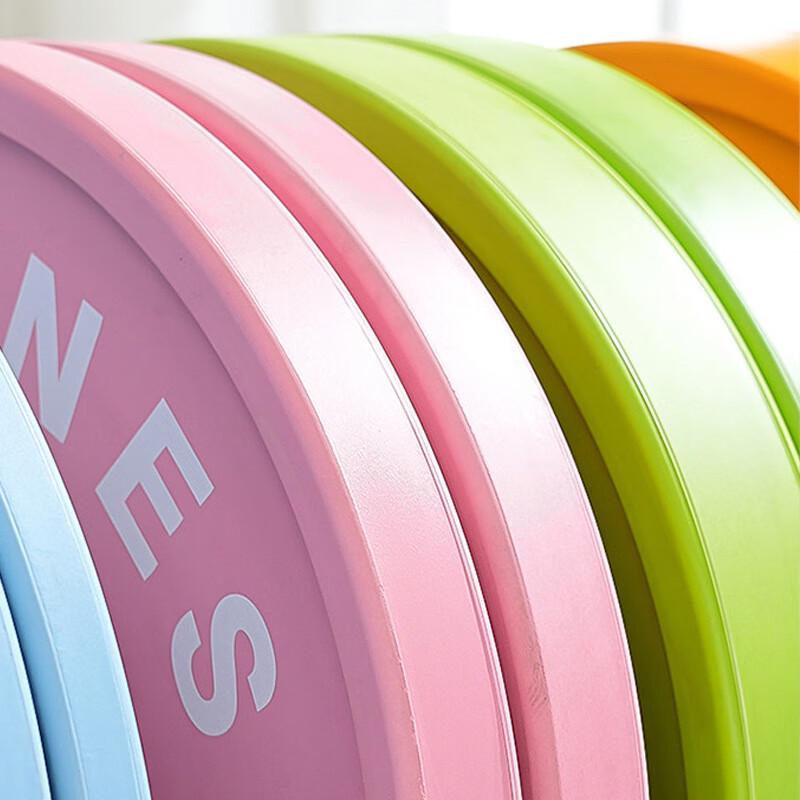 WEZHO Macaron Colored Rubber Weight Plate