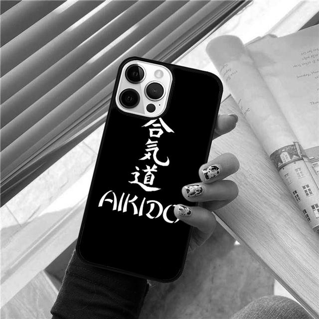 Japan Martial Aikido Coque Shell For iPhone 17 Air 15 16 14 13 12 Pro Max 11 Pro Max Plus Phone Case Cover