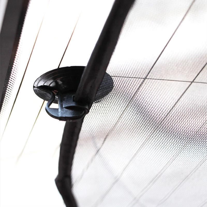 Car Sunshade Rear Mesh Black - Summer Interior Protection for Rear Window and Side Windows