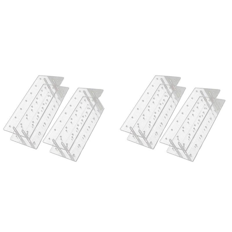 

ABUL-4-Pack 21 Hole Acrylic Lollipop Holder For Weddings Baby Showers Birthday Parties Anniversaries Cake Lollipop Stand