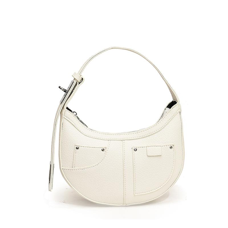 Underarm Bag Versatile Simple Casual Shoulder Crescent Bag Small Satchel