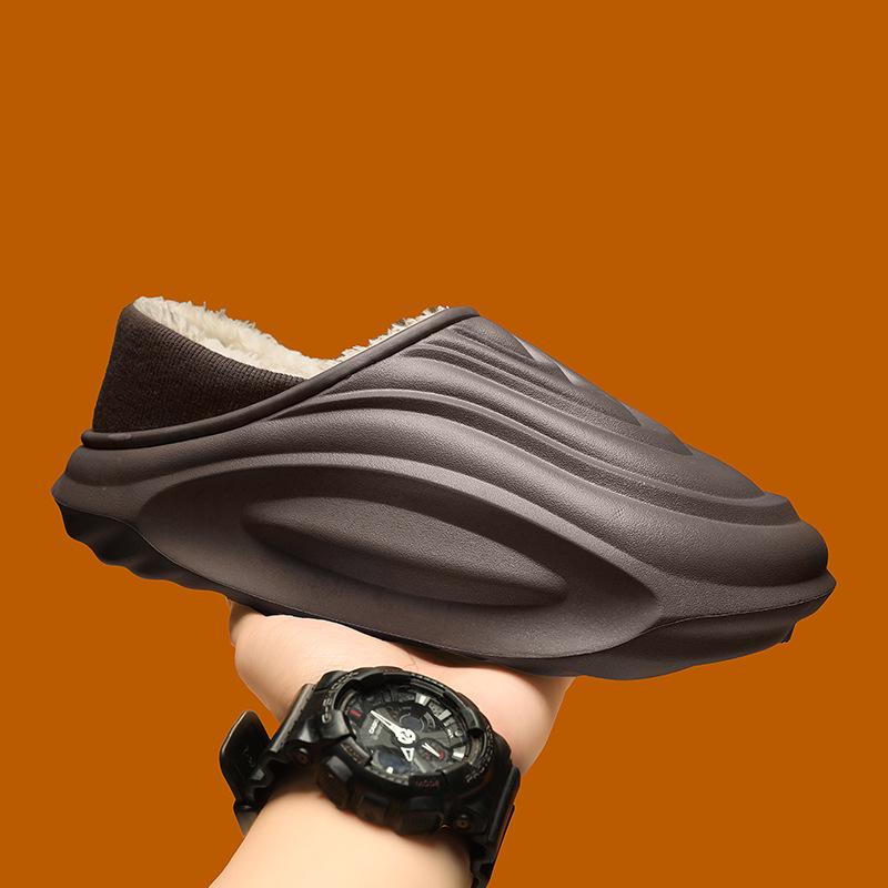 Herr 2025 Vinter Bomullstofflor: Inomhus/Utomhus EVA-sula, Höjdökning, Varm Häl-Täckt Design.