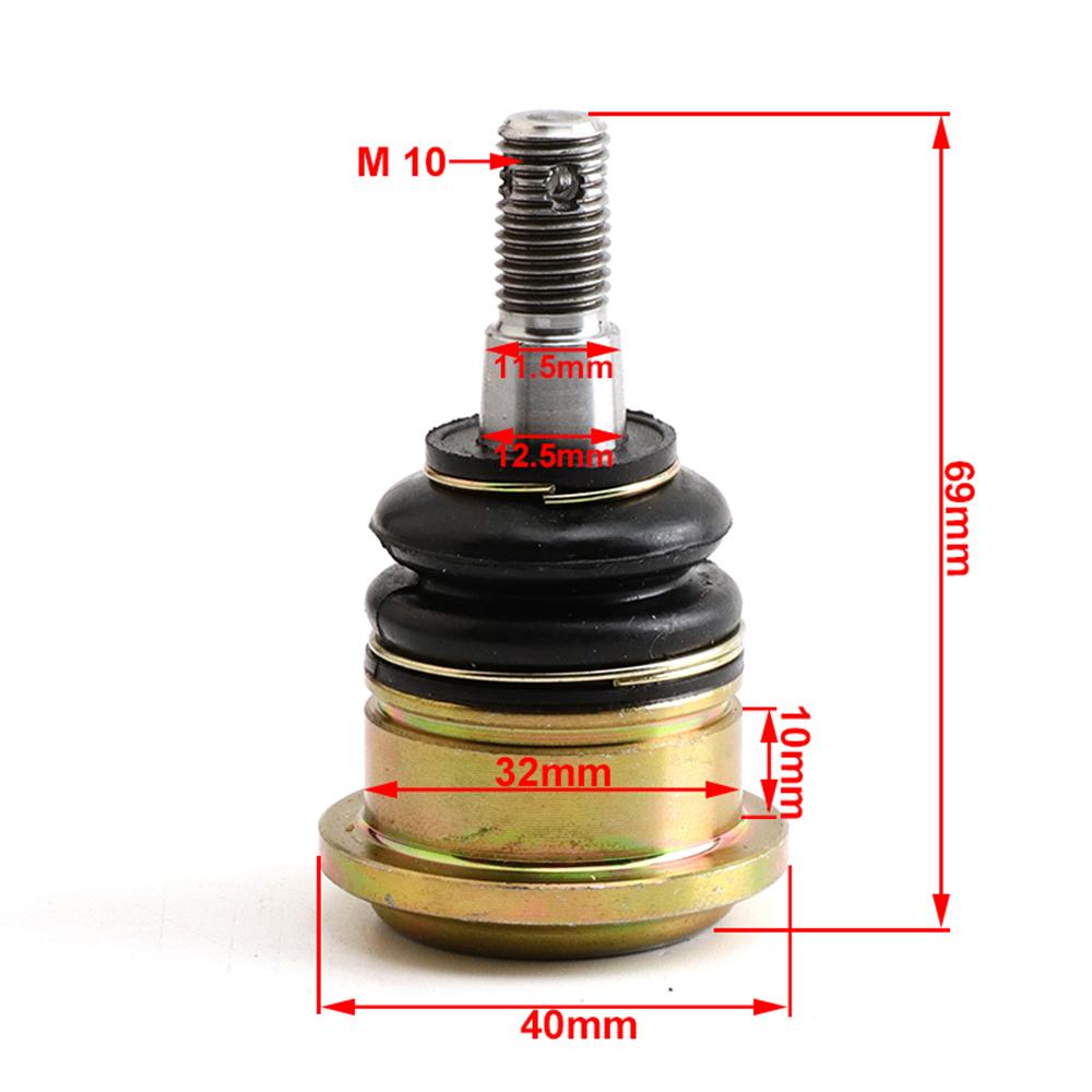 M10/M12 32X10mm Ball joint For 50cc 70cc 90cc 110cc 125cc 200cc 250cc ATV Go Kart UTV Buggy Golf Cart Quad Bike Parts