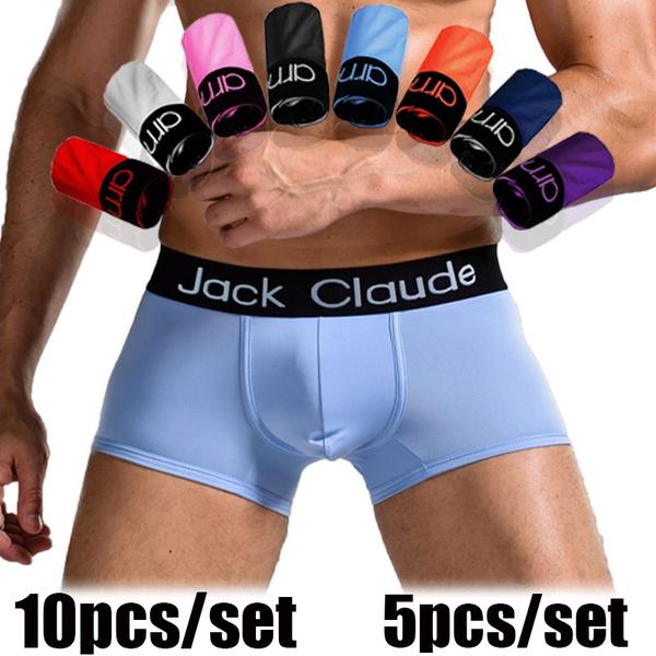 5Pcs Boxershorts Mens Underwear Boxers Cotton Soft Men's Boxer Breathable Ropa Underwear