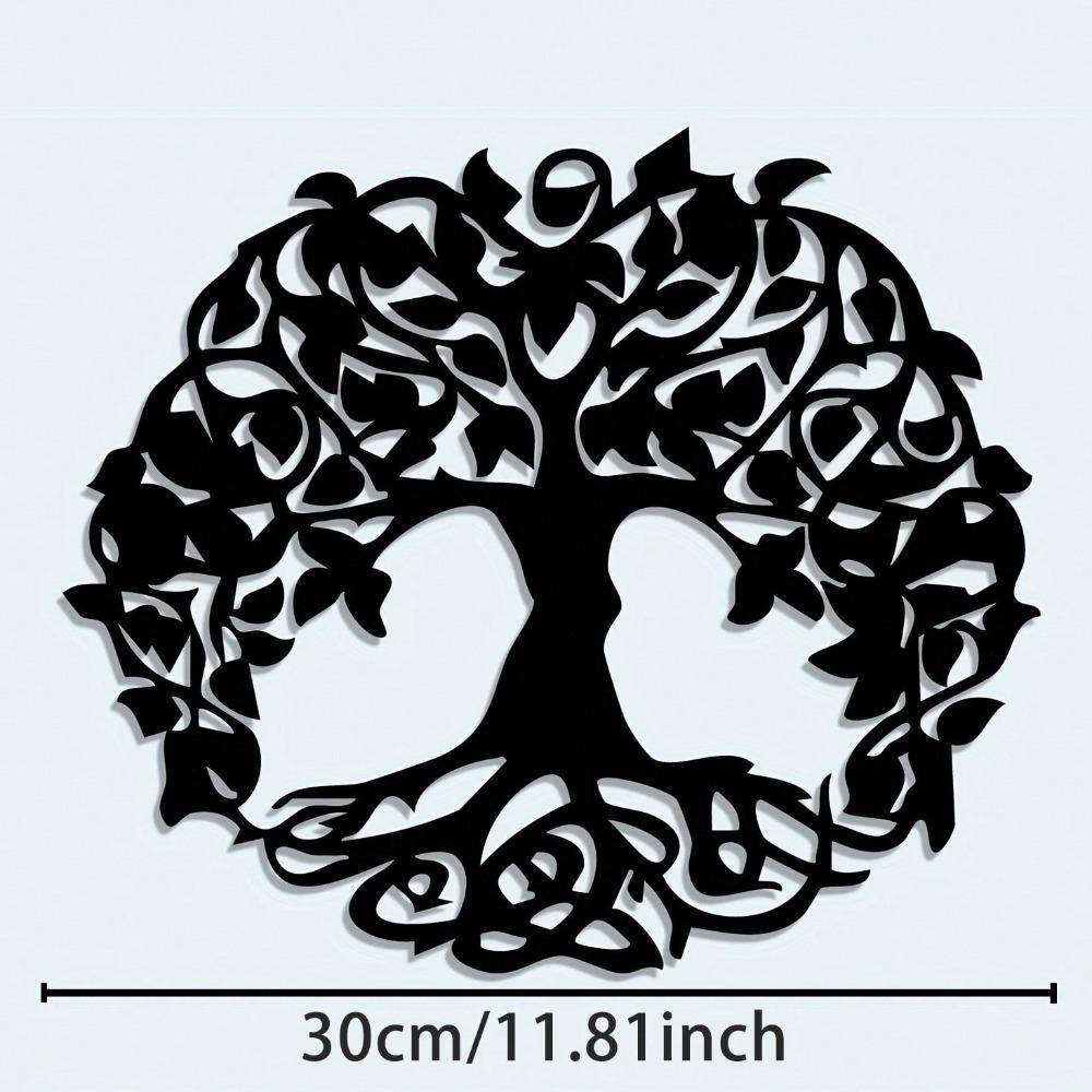 

Wrought Iron Tree Branch Wall Art, Metal Sculpture for Living Room Outdoor Garden Patio Decor, Rustic Home Gift разноцветный