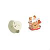 Whispering Cat Cartoon Wall Clock for Kids And Adults Silent Non Ticking Decorative Hanging