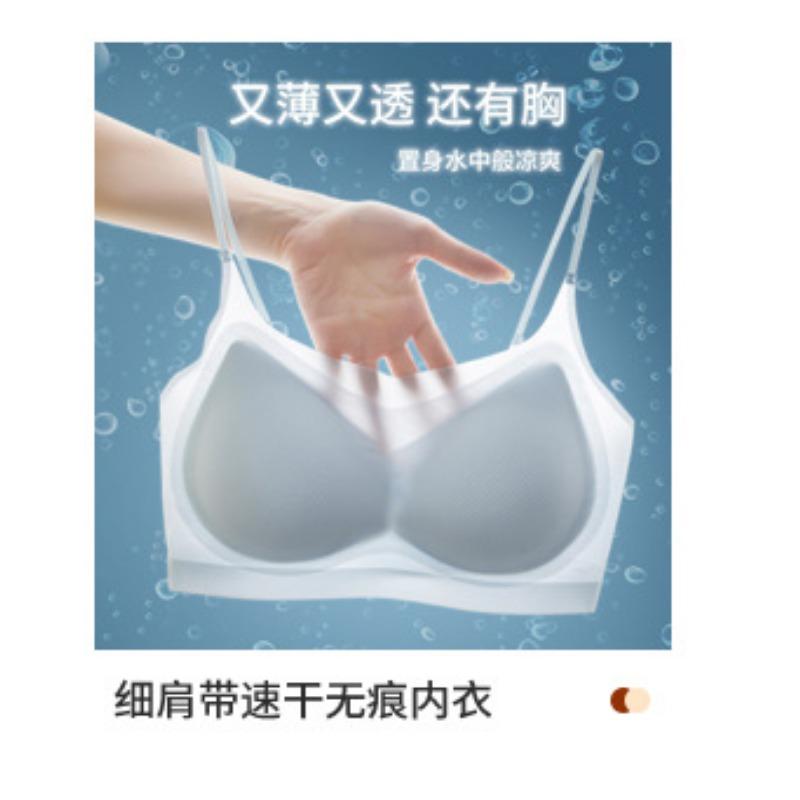 Women Ultra Thin Seamless Wireless Breathable Vest Style Comfort Sleep Bra