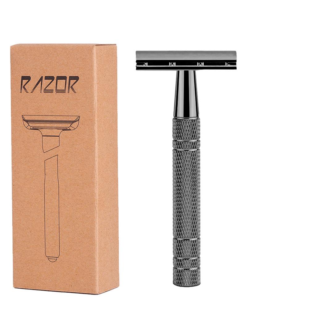Old-Fashioned Double-Sided Razor for Men's Shaving