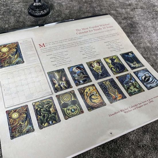 2026 Witches' Calendar Year of The Witch Monthly Planner Magical Wisdom Astrological Data Almanacs Datebook