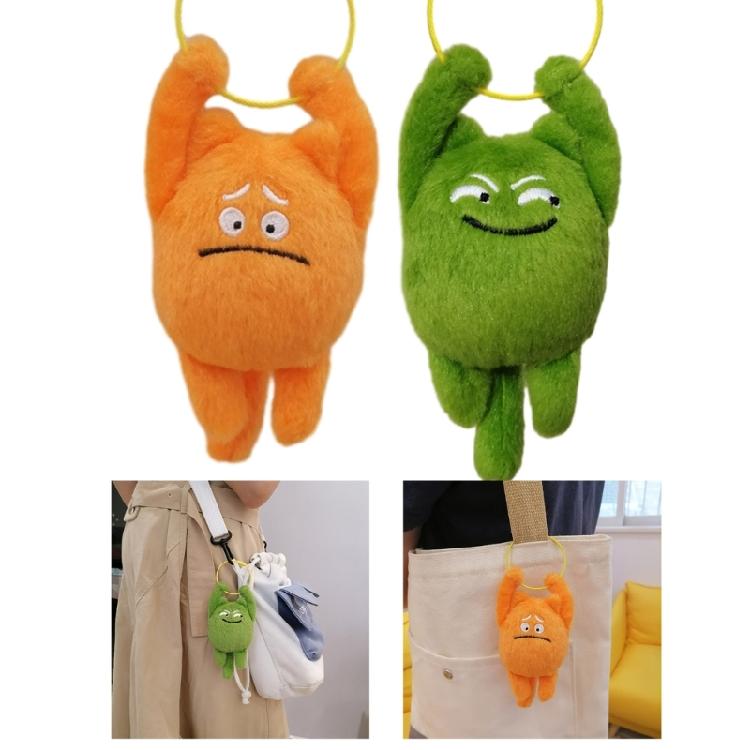 Y2k Plush Cat Keychain Backpack Pendant Fashion Jewelry Cartoon Stuffed Dolls
