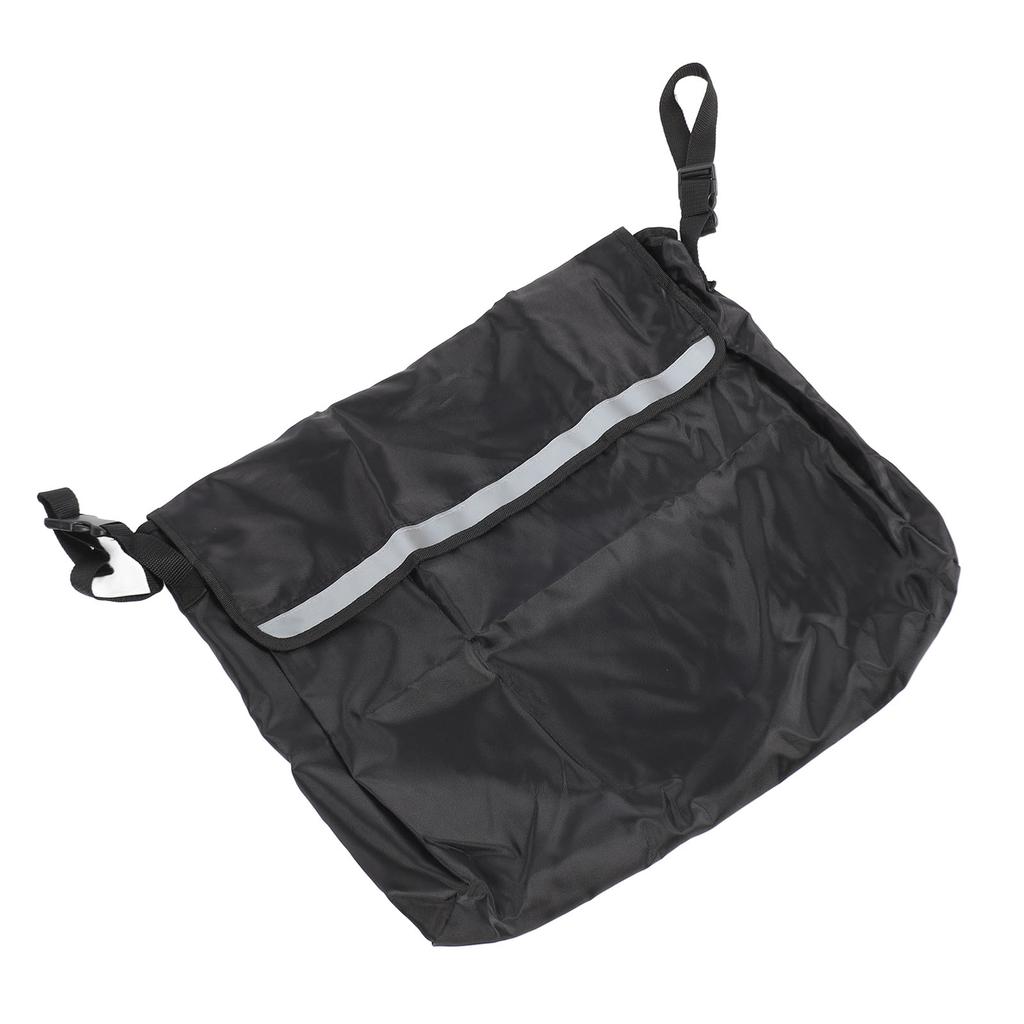 Wheelchair Storage Bag Large Capacity Oxford Cloth Portable Wheelchair Back Hanging Bag Pouch for