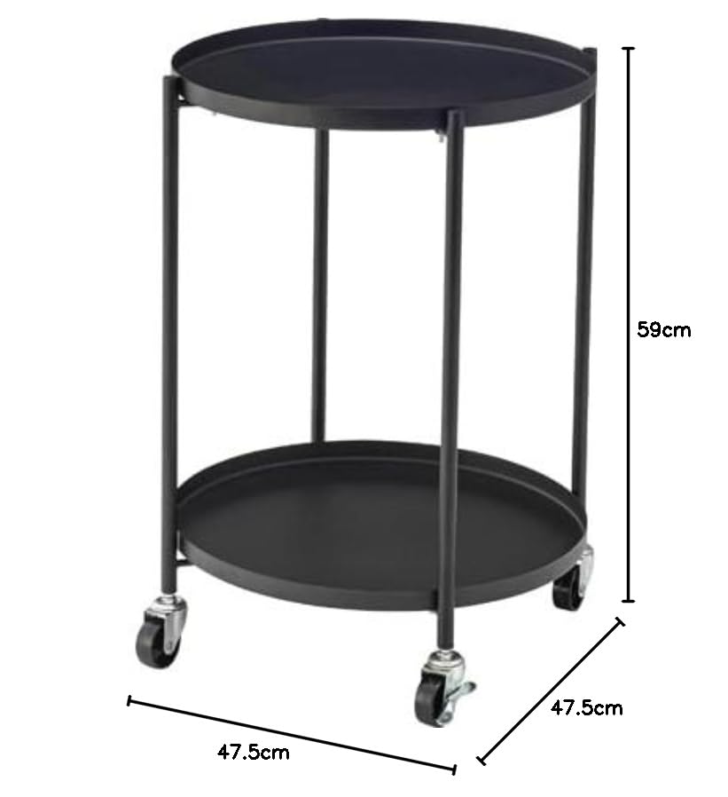 Azumaya Side Table, Black, LFS-884BK
