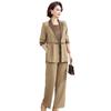 Stylish Autumn Three-Piece Set for 50+ Women: Age-Defying Casual Suit