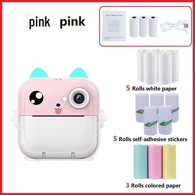 Q5 Mini Impressora Polaroid Transfronteiriça e Câmera Digital para Crianças - Impressão de Fotos em Alta Definição.