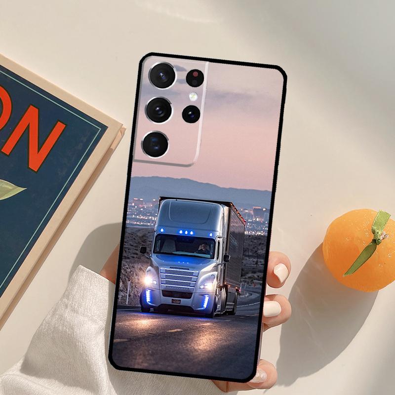 Heavy Truck Car Phone Case For Samsung Galaxy S22 S23 S21 Ultra S20 FE S8 S9 S10 Plus Note 10 20 Ultra Cover