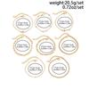 SHIXIN 8Pcs/Set Gold Color Geometric Link Chain Bracelet Women Bohemian Inlaid Rhinestones Cross Bangle Party Jewelry Accessory