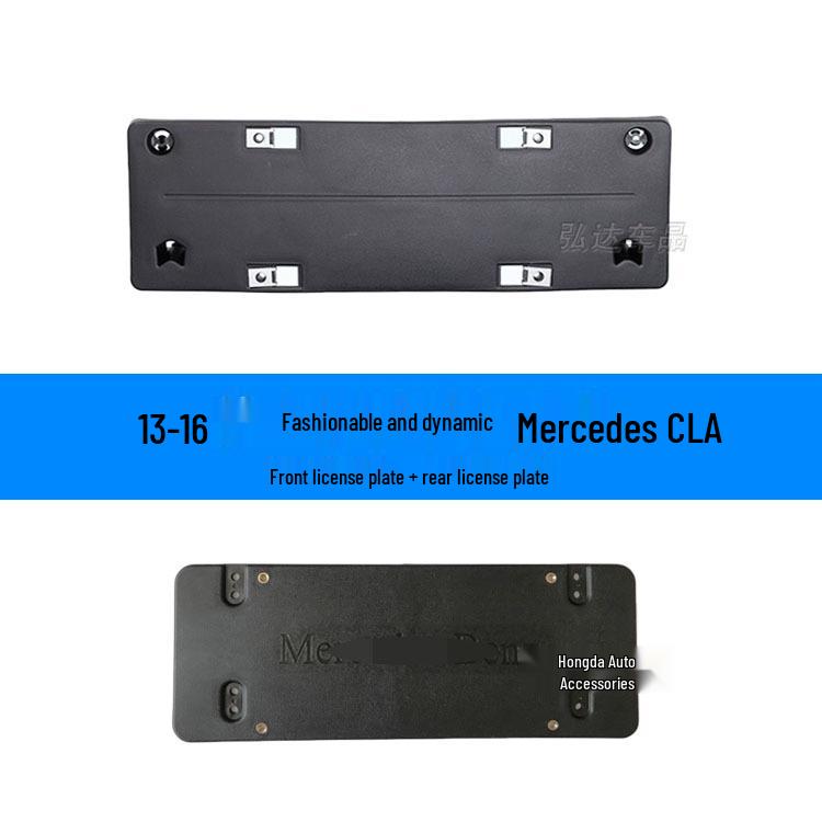 Soporte de Matrícula Mercedes CLA para CLA200, CLA260, CLA220 y CLA180 (Delantero trasero)