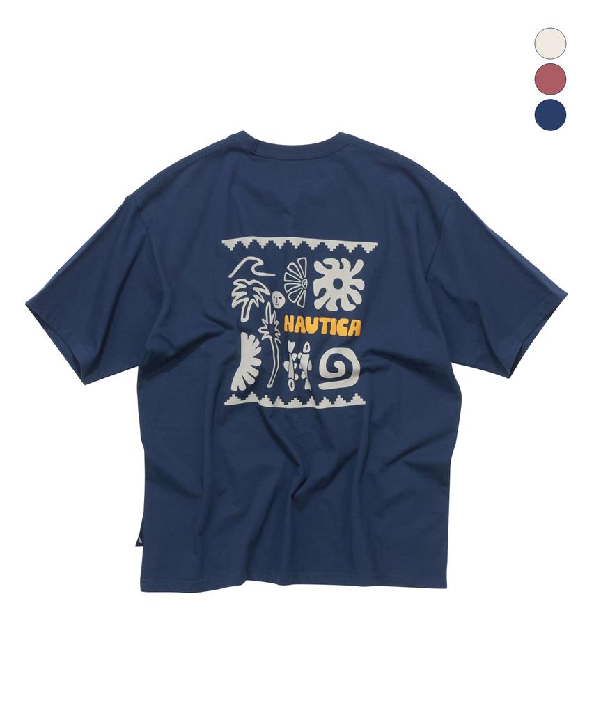 NAUTICA Ocean Tribal T-Shirt (3 Colors) Nts5556