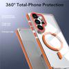 Suitable for Samsung S26Ultra Transparent Phone Case Simple Samsung S25/25Plus Magnetic Phone Case