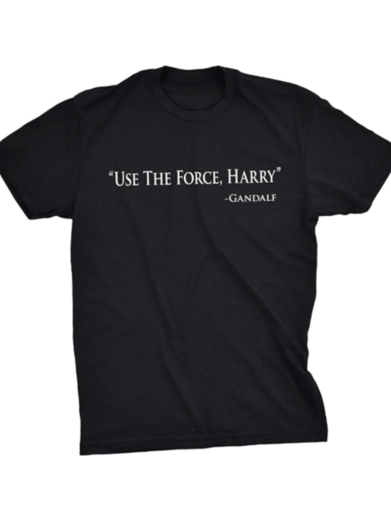 

Mens Use The Force Harry Funny Retro Movie Tees Hilarious Vintage T shirt 4XL