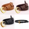 Womens Genuine Leather Belt With Pin Buckle For Casual Jeans Fashion Accessory
