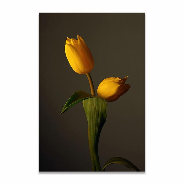 

Закатный свет, листья, цветы, постеры, печать на холсте, корейский стиль Ins, современная настенная картина в скандинавском стиле, художественная комната, домашний декор, живопись Cuadro 21x30cm No Framed