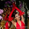 Vintage Red Satin Long Gloves - 55CM for Christmas, Socialite Parties, Ballet, Latin Dance, Banquets, & Photos