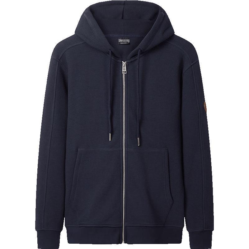 

Мужская вафельная куртка с капюшоном Qipilang 3XL