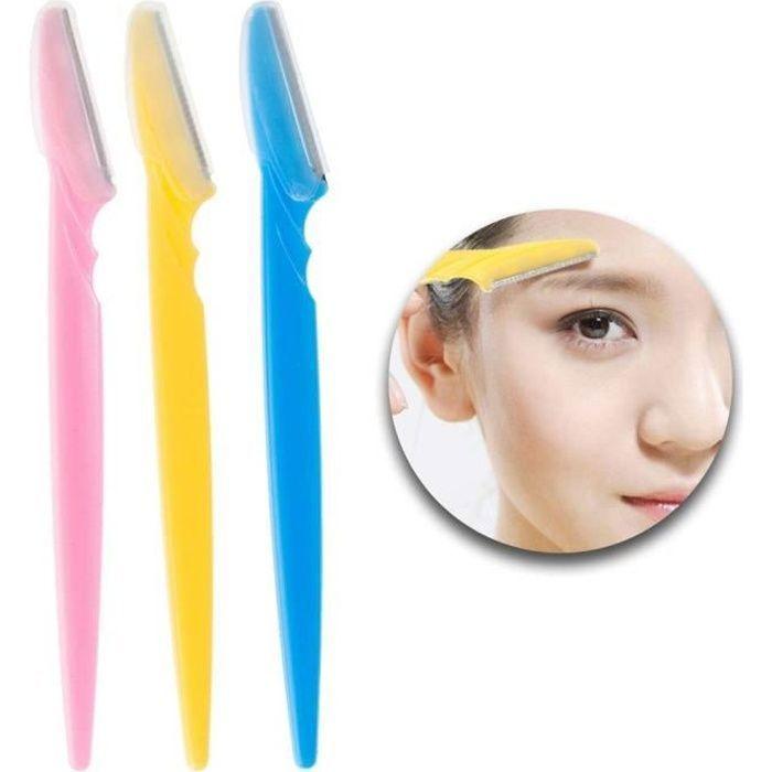 Set de Rasoir, Tondeuse Electrique et Taille Sourcils (3 Pièces d'Accessoires pour Retrait de Cheveux)