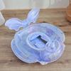 Mermaid Pool Float Mermaid Tail Shaped Inflatable Swimming Ring with Seat Infant Pool Floaties for Baby Girls Boys Toddlers