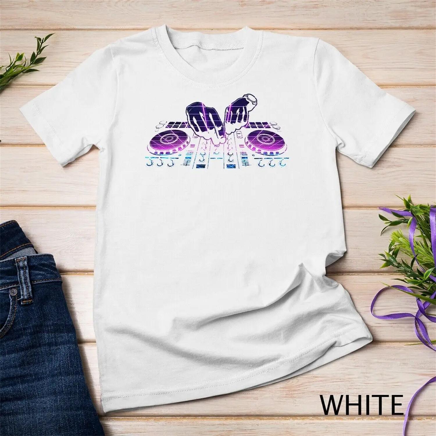DJ EDM Music Turntable T Shirt S