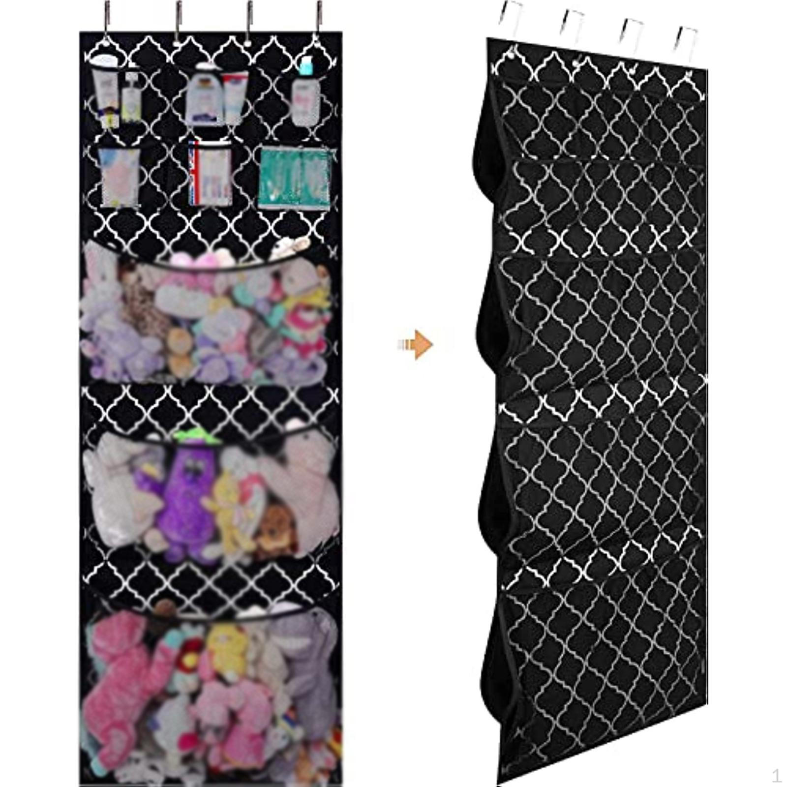 

Adorable Plush Toy Storage Solution for Children s Room - Simple Organization чорний