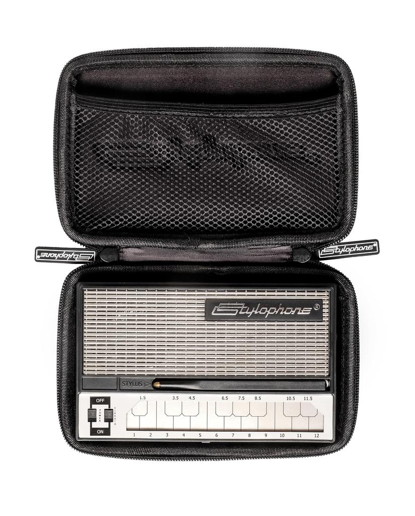 Stylophone with Official Carrying Case Stylophone Synthesizer Electronic Musical Instrument Portable Synthesizer Retro Sound Analog Synthesizer [Sole