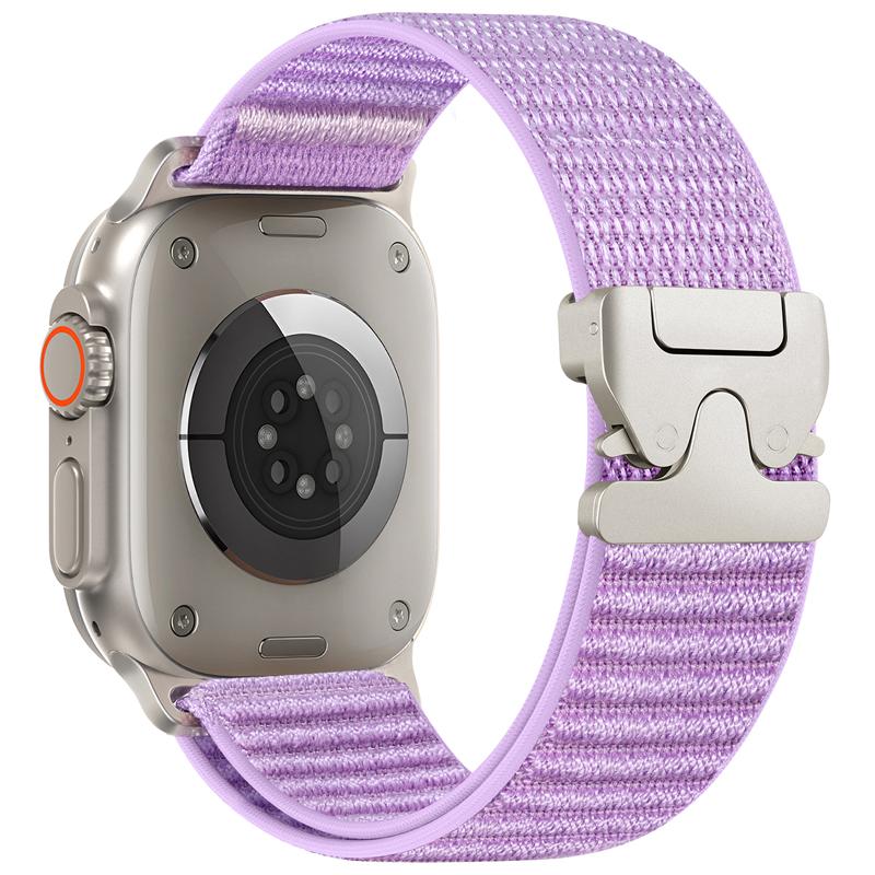 Nylon Sport Band for Apple Watch Series Ultra 3 49mm 42 45 38 40 41mm Parachute Buckle Strap for Iwatch Series 11 10 9 8 7 6 SE3