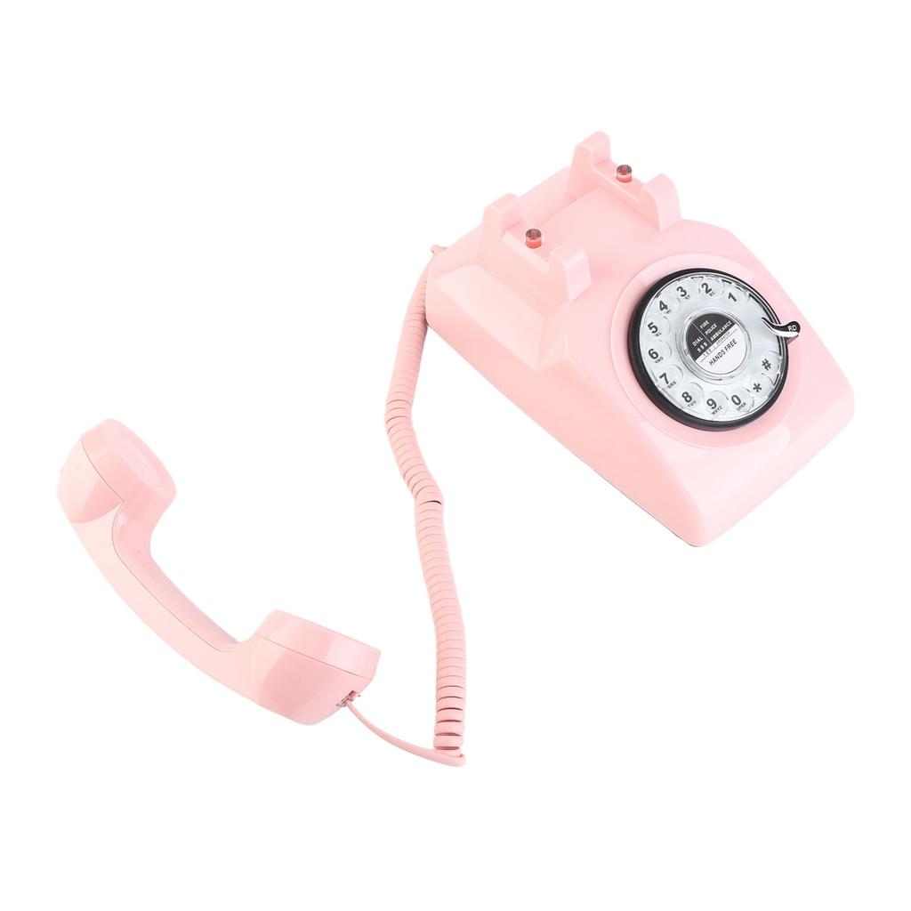 Retro Landline 60s Old Fashioned Wired Fixed Landline Telephone