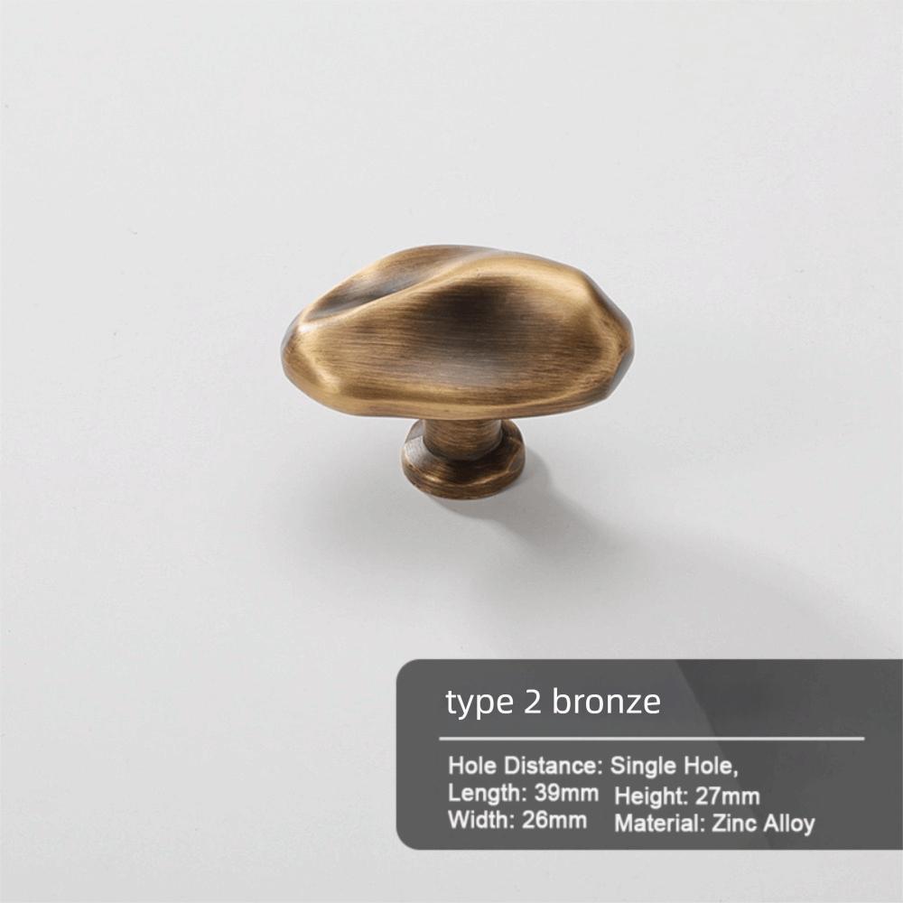 Zinc Alloy Cabinet Handles Gold/Silver Antique Style Furniture Handles Nordic Vintage Solid Wardrobe Handles Wardrobe Closet