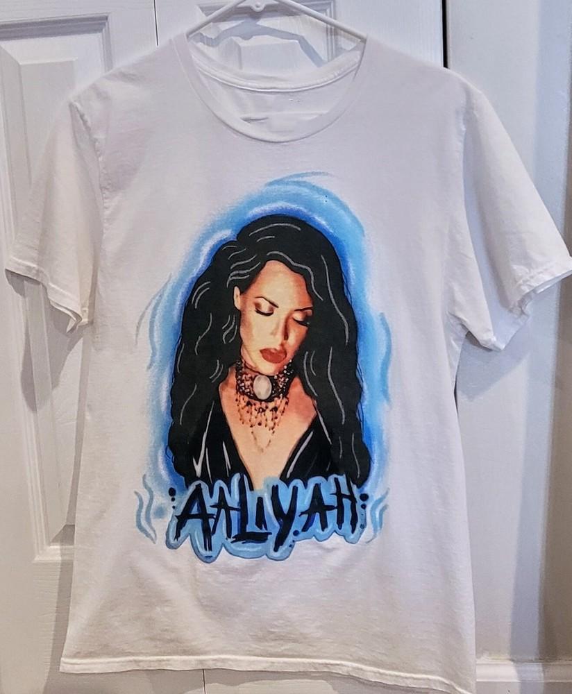Collection Aaliyah Cotton White Shirt Unisex Concert S-5XL SG791 Unisex T-Shirt XXL