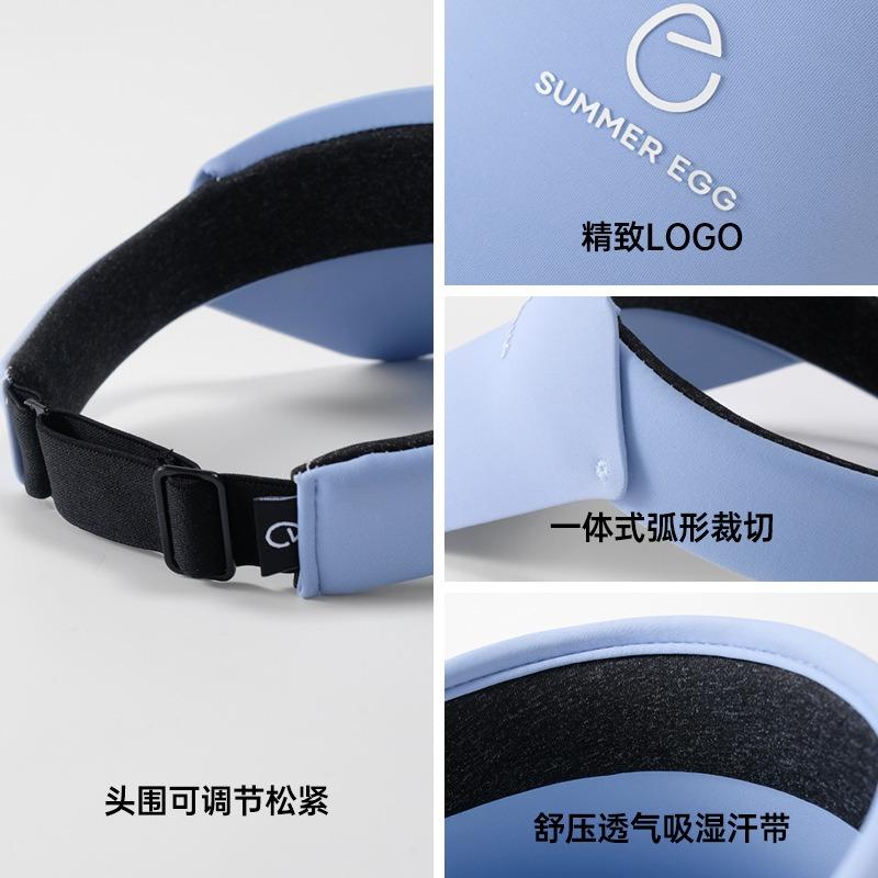 New Ice Silk Empty Top Hat, Adjustable Sunscreen Hat, Women's Outdoor Sports Hat, Sunshade Sun Hat